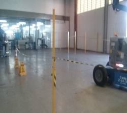 Manutenção industrial em área operacional